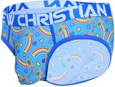 Andrew Christian - Iced Coffee Rainbow Brief - Maat L - Heren slip - Mannen ondergoed