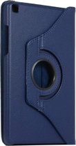 Case2go - Tablet hoes geschikt voor Samsung Galaxy Tab S6 Lite - Draaibare Book Case Cover - 10.4 Inch - Donker Blauw