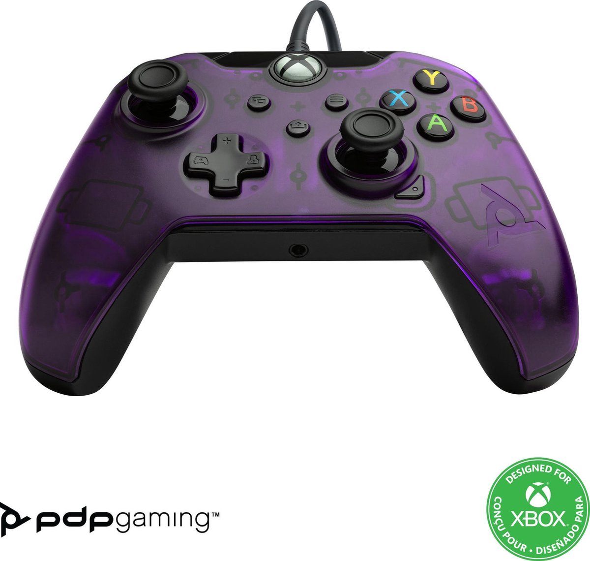 Purple wired xbox one deals controller