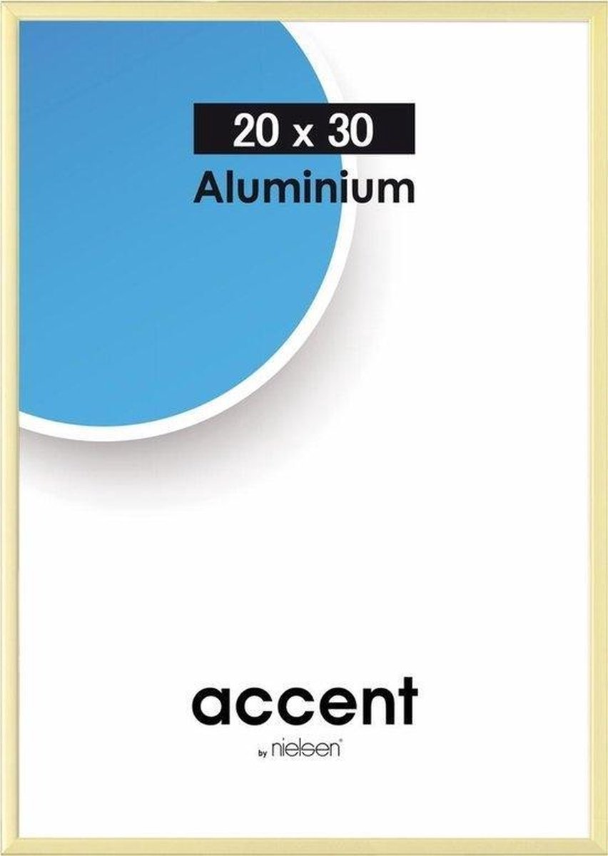 Nielsen Accent 20x30 aluminium goud 53521