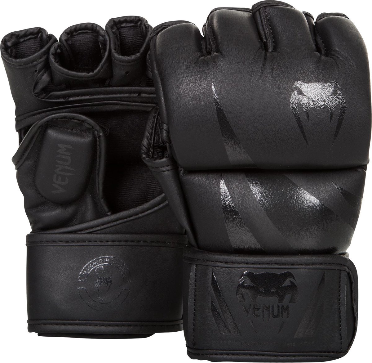 Venum MMA Handschoenen Challenger Zwart Zwart Pu-leer - S