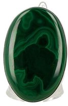 Malachiet ring zilver nr.4 - 19