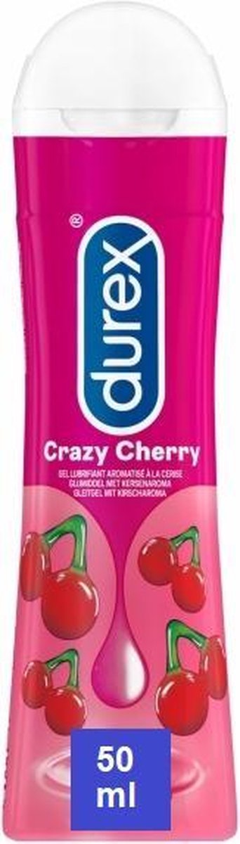 Goedkoopste Durex Play Cheeky Cherry - Kers - Waterbasis Glijmiddel - 50 ml