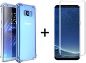 Samsung Galaxy S8 Plus hoesje shock proof case transparant - 1x Samsung Galaxy S8 Plus Screenprotector UV