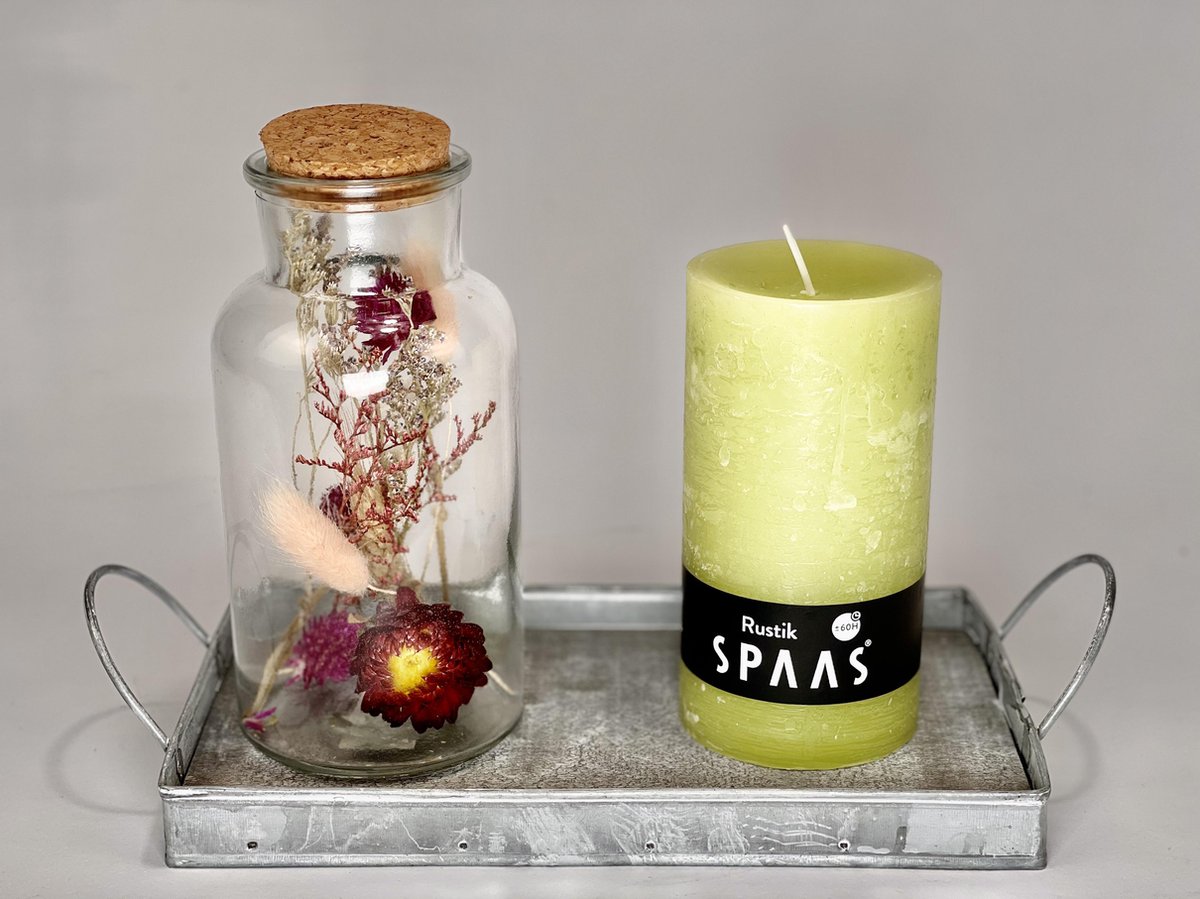 Droogbloemen met vaas - Tess | Woondecoratie & Groendecoratie