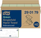 Tork handdoekpapier advanced ZZ-vouw Groen 3750 vel