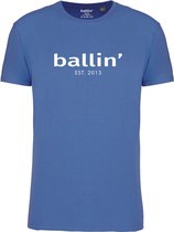 Ballin Est. 2013 - Heren Tee SS Regular Fit Shirt - Blauw - Maat L