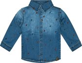 Retour Jeans Divo Jongens overhemd - Medium Blue Denim - Maat 98