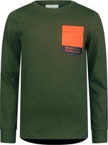 Retour Jeans Cornelio Jongens T-shirt - Deep Olive - Maat 122/128