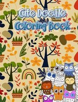 Cute Doodle Coloring Book