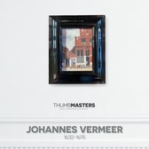 Het straatje in zwarte lijst - 23x28cm  | Thumbmasters | Klein meesterwerk van Johannes Vermeer