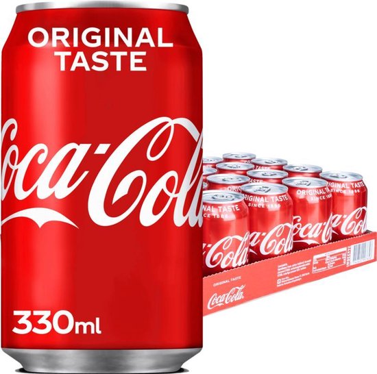 Coca Cola Blikjes Tray - 24 x 33cl