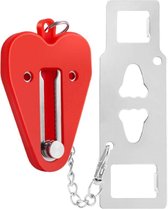 Portable Travel Door Lock | anti diefstal lock |deur beveiligheid voor slot | deurstopper | deurslot| Reizen| PrivacyReis Deur Slot Draagbaar met opbergzak| security