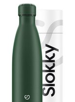 Slokky - Matte Green Thermosfles & Dop - 500ml