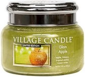 Village Candle Geurkaars - Glam Apple Ø9,5 x 8 cm Wax Groen
