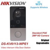 Hikvision DS-KV6113-WPE1Originele Draadloze Wifi Standaard Poe 2MP Hd Video Intercom Plastic Villa Deurtelefoon Station Deurbel