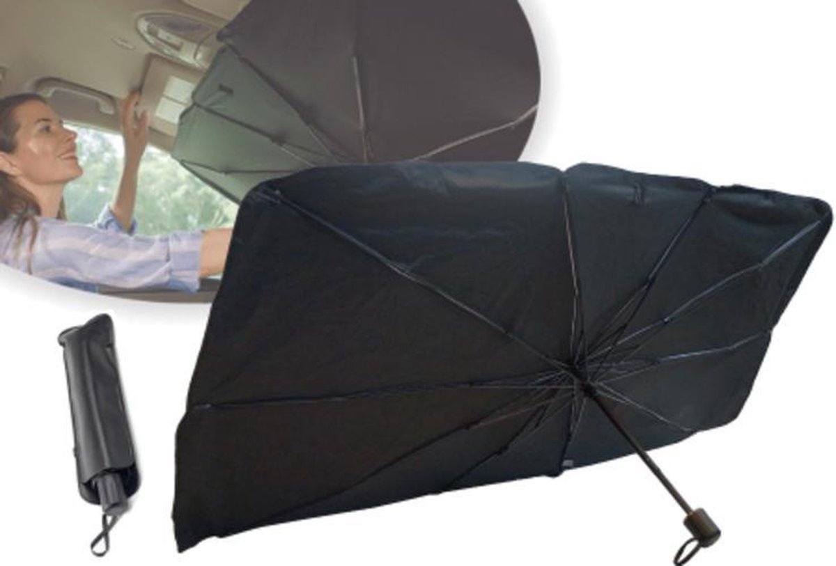 Pare-Soleil de Voiture pour Pare-Brise, Couverture Pliable de Parasol de  Parapluie de Voiture, Protection UV et Isolation Thermique, Convient à la
