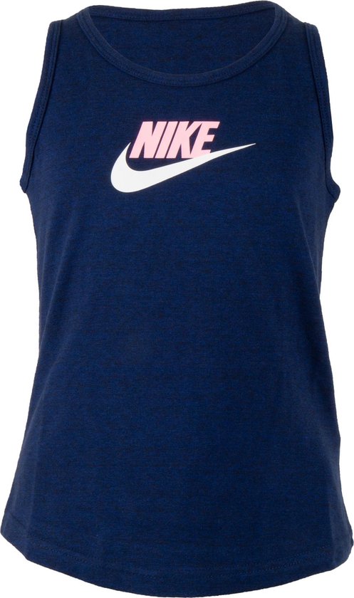 Débardeur Nike Sportswear Jersey - Filles - Bleu Foncé - Rose - Blanc
