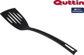 Zwarte nylon opscheplepel - spatel - 30 cm
