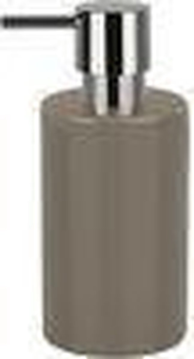 Spirella Zeeppompje Sienna - glans beige - porselein - 16 x 7 cm - 300 ml - dispenser