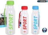 Sport Waterfles 600ml Bewinner - Geassorteerde kleuren