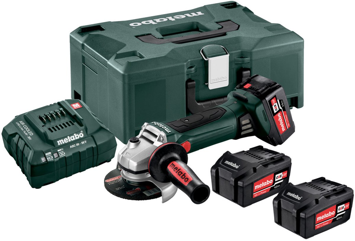 Metabo Haakse slijper W 18 LTX 125 Quick