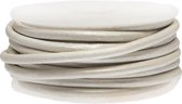 DQ Leer Metallic (3 mm) White (5 Meter)