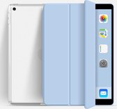 Ipad 7/8 transparant (2019/2020) - 10.2 inch – Ipad hoes – soft cover – Hoes voor iPad – Tablet beschermer - licht blauw