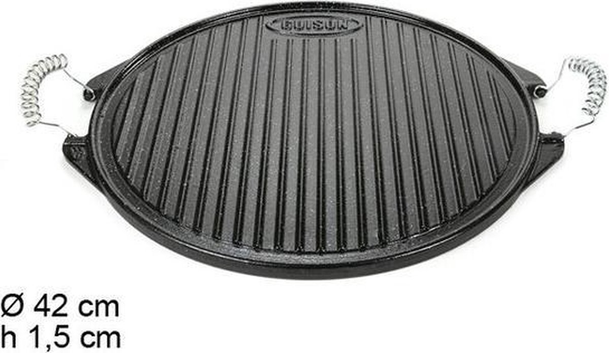 GEGRILDE geëmailleerd gietijzer 42cm