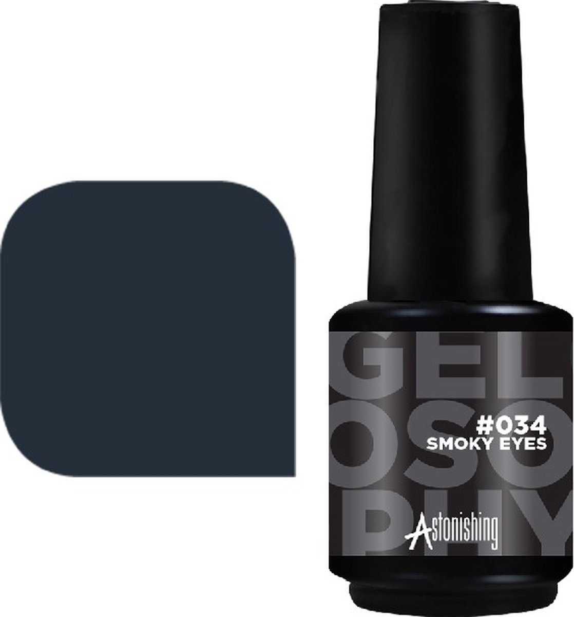 Goedkoopste Astonishing - Gellac - 034 Smoky Eyes - 15 ml - Gelosophy - UV/Led Gel - Gellak - Gelnagels - Nagellak - Gel Nails - Gelnagel producten - Gel Nagellak - Gel Nagel - Gelnagels voor Thuis - Nail art