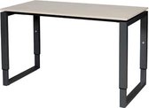 Verstelbaar Bureau - Plus 120x60 robson - zwart frame