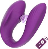 G Spot en Clitoris Stimulator Luchtdruk Vibrator met Afstandsbediening voor vrouwen Sex Toys - 40 combinaties - Monica Moments®