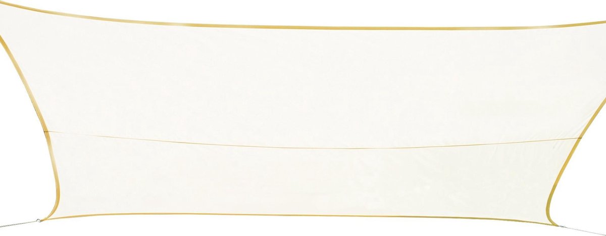 Practo Garden - Schaduwzeil - Vierkant - Polyester - 5 x 5 m - Crème