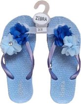 Meisjes slipper - Flower Blue - 37