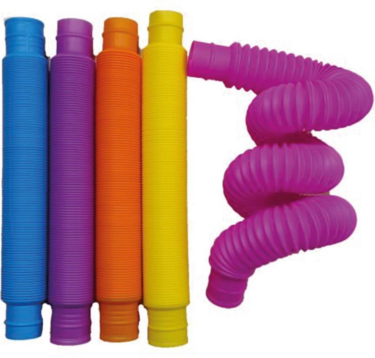 Twist tube blauw | fidget buizen | fidget toys