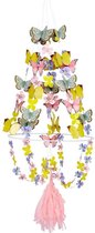 Cactula supermooie gekleurde papieren vlinder hang ornament