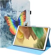 Voor Samsung Galaxy Tab A7 Lite 8.7 SM-T220/SM-T225 Animal Patroon Horizontale Flip Lederen Case met Houder & Kaartsleuven & Fotolijst (Kleur Vlinder)