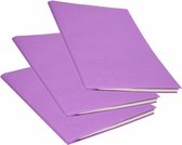 6x Rouleaux de papier kraft violet 200 x 70 cm - papier cadeau / papier cadeau / couvertures de livres