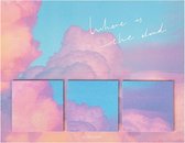 Zonsondergang Roze Wolken Plaknotities | Plakbriefjes | Memoblaadjes | Notitieblokken | Post-Its | Sticky Notes | Plakbare Notitie Briefjes | Leuk Patroon Thema Stijl | Roze Blauw