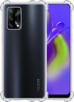 OPPO A74 4G Hoesje Transparant Shockproof Case - OPPO A74 4G Case Hoesje - OPPO A74 4G Hoes Cover - Transparant