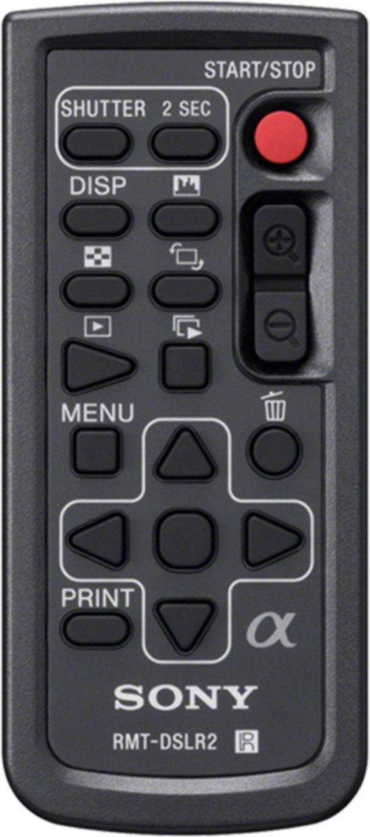Sony RMT-DSLR2 - Draadloze afstandsbediening - Zwart - Sony