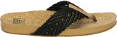 Slippers de Plage Reef Cushion - Noir/ Natural - Taille 41