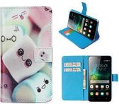 Huawei Honor 4C Hoesje Wallet Case Snoepjes