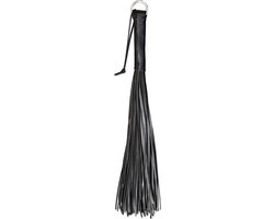 Foto: Xx dreamtoys flogger met 48 leren strengen zwart