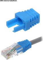 JMS® Interne Kabel Huls Blauw - RJ45 Boot - Cable Boot - kabelhuls -Tule Voor RJ45 Connector (10 stuks)