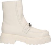 Sacha - Dames - Latte chunky boots met chain - Maat 39