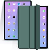 Ipad air 4 2020 softcover - 10.9 inch – Ipad hoes – soft cover – Hoes voor iPad – Tablet beschermer - donker groen