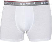3PACK Bambol Boxers - Boxershort Heren XL - Wit - bamboe boxershorts voor mannen 3 stuks