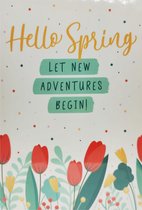 Kaart - Lente & pasen - Hello spring, let the adventures begin! - SSR08