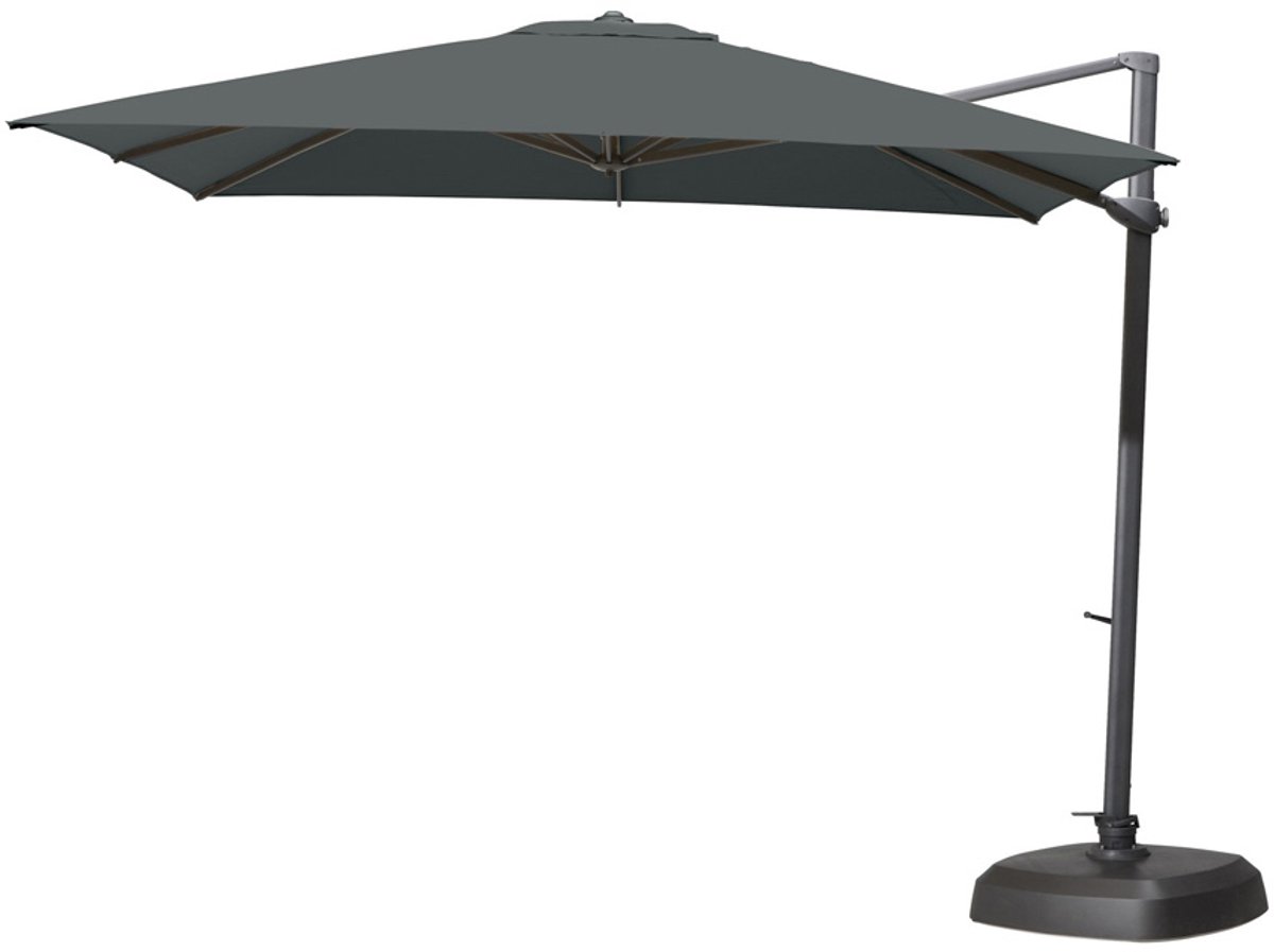 4 Seasons Outdoor - Siesta Parasol 300 x 300 cm - Charcoal